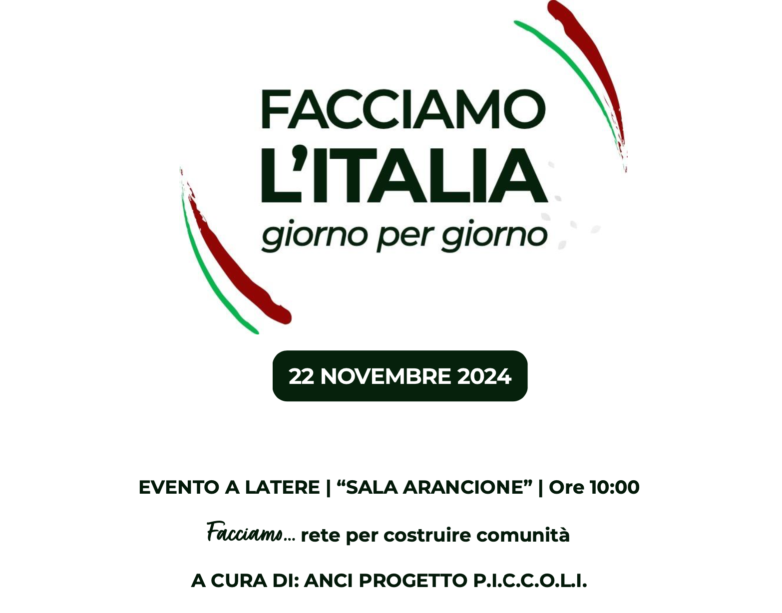 Facciamo…rete per costruire comunità: il seminario PICCOLI alla 41ª Assemblea congressuale Anci